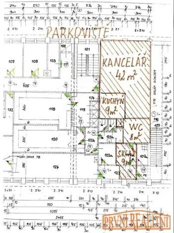 Pronájem kanceláře, Uherský Brod, Vazová, 69 m2