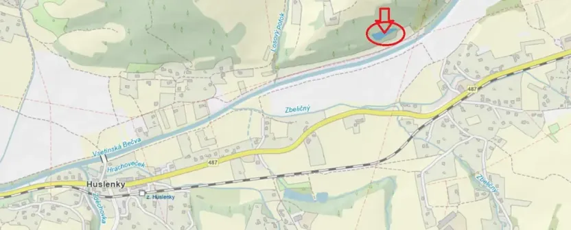 Prodej lesa, Huslenky, 1784 m2