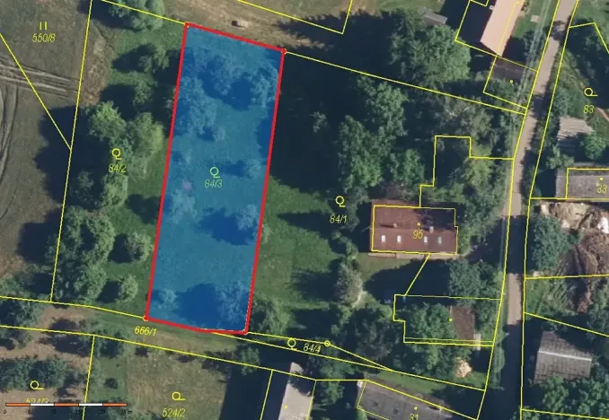 Prodej pozemku pro bydlení, Pecka, 1250 m2