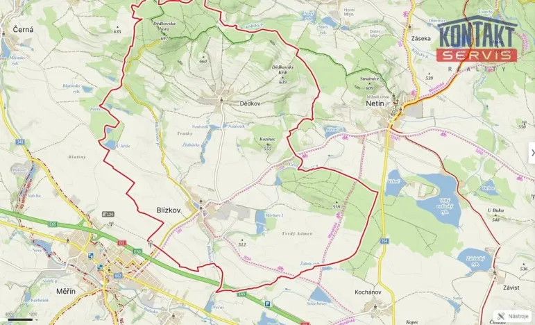 Prodej lesa, Blízkov, 31695 m2