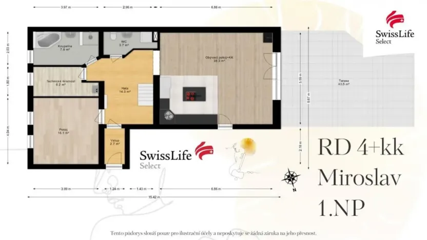 Prodej rodinného domu, Miroslav, Třináctky, 149 m2