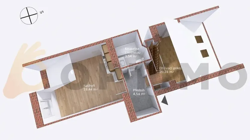 Prodej bytu 1+1, Praha - Žižkov, Na Balkáně, 69 m2