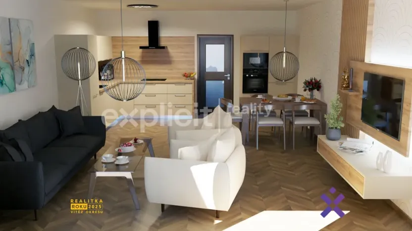 Prodej bytu 4+kk, Dolní Němčí, Polní, 98 m2