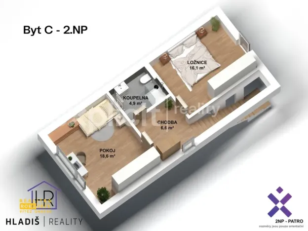Prodej bytu 4+kk, Dolní Němčí, Polní, 98 m2