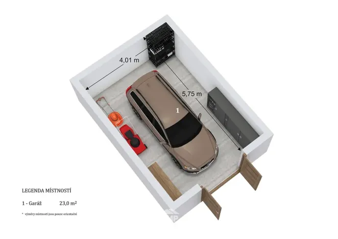 Prodej garáže, Boskovice, 23 m2