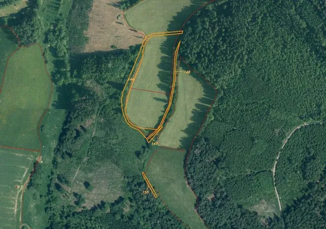 Prodej pole, Chlistov, 4212 m2