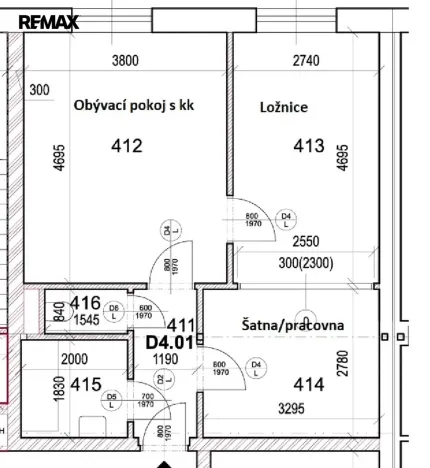 Pronájem bytu 3+kk, Milovice, Slepá, 51 m2