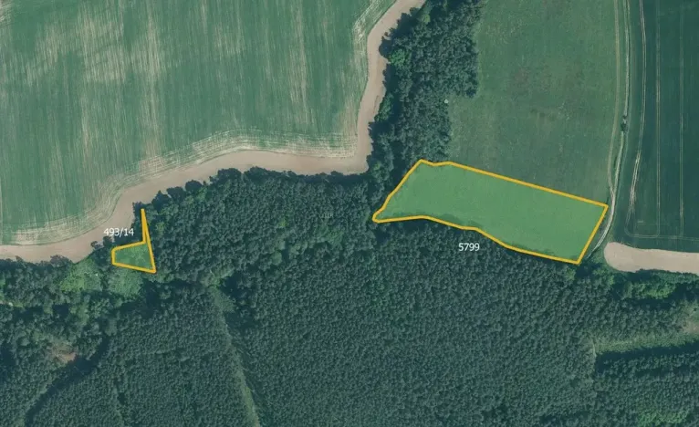 Prodej pole, Slabčice, 77267 m2