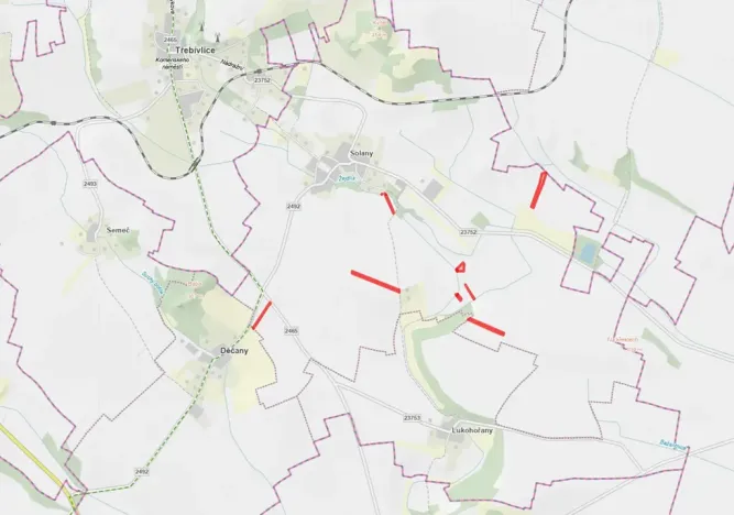 Prodej pole, Děčany, 21803 m2