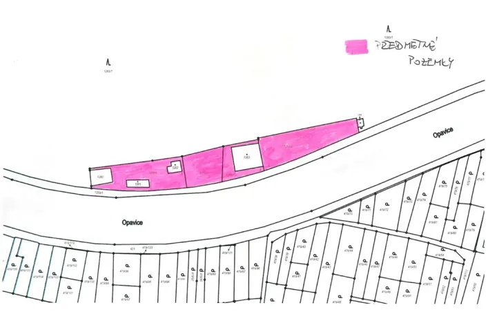 Prodej pozemku, Krnov, 2792 m2