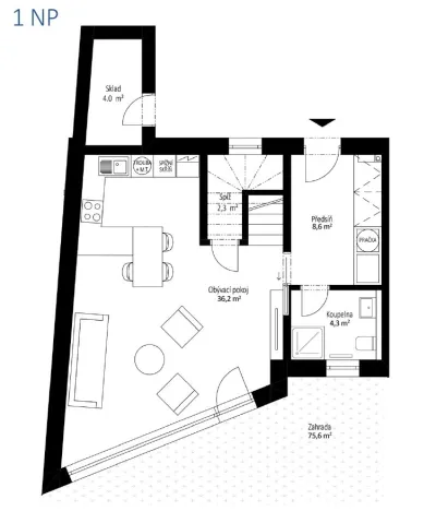 Prodej rodinného domu, Ovčáry, Obecní, 93 m2