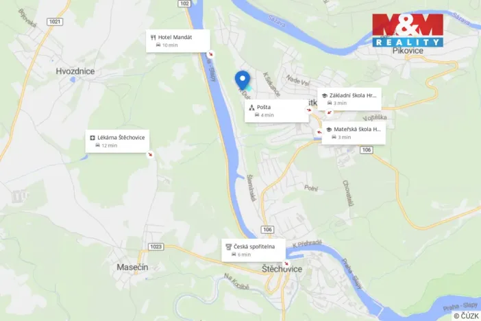 Prodej pozemku pro bydlení, Hradištko, 9402 m2