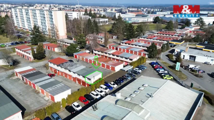 Prodej garáže, Třebíč, Spojovací, 19 m2