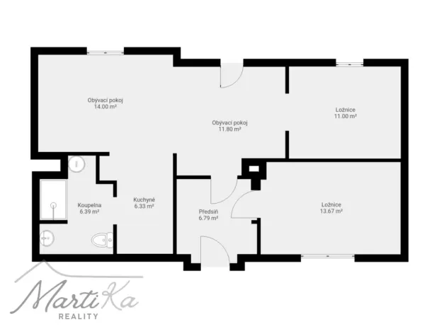 Prodej rodinného domu, Obecnice, 70 m2