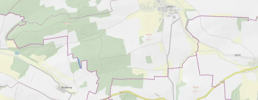 Prodej lesa, Blížejov - Lštění, 4624 m2