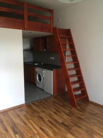 Pronájem bytu 1+kk, Praha - Vysočany, Freyova, 22 m2