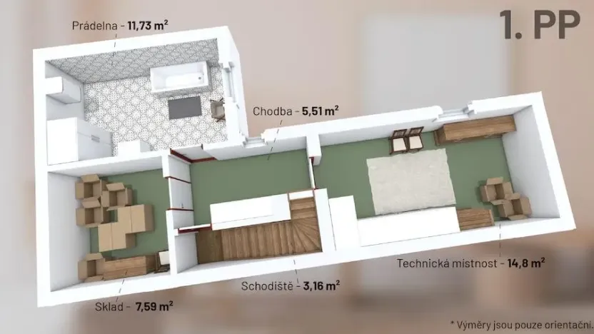 Prodej rodinného domu, Praha - Bohnice, Eledrova, 125 m2