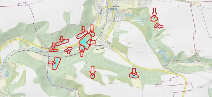 Prodej lesa, Kralupy nad Vltavou, 20392 m2