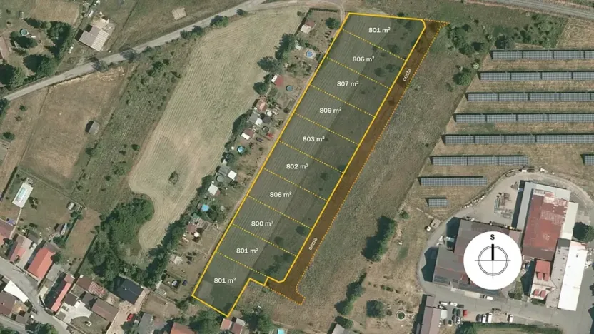 Prodej pozemku pro bydlení, Velký Borek, 800 m2
