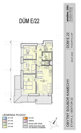 Prodej bytu 4+kk, Brno, Žabí, 69 m2