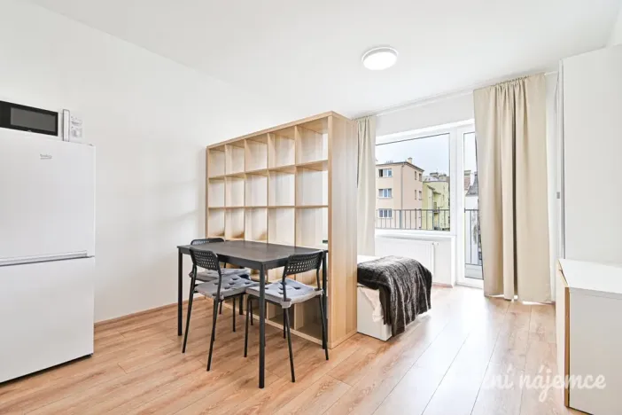 Pronájem bytu 1+kk, Brno - Zábrdovice, Spolková, 34 m2