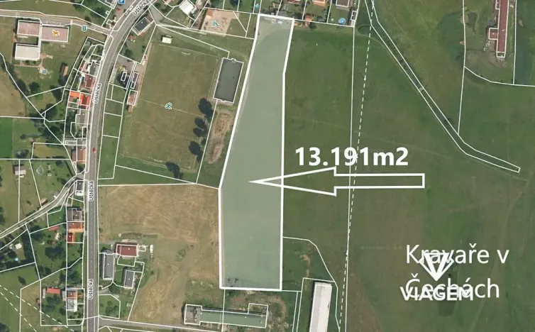 Prodej podílu pole, Kravaře, 6595 m2