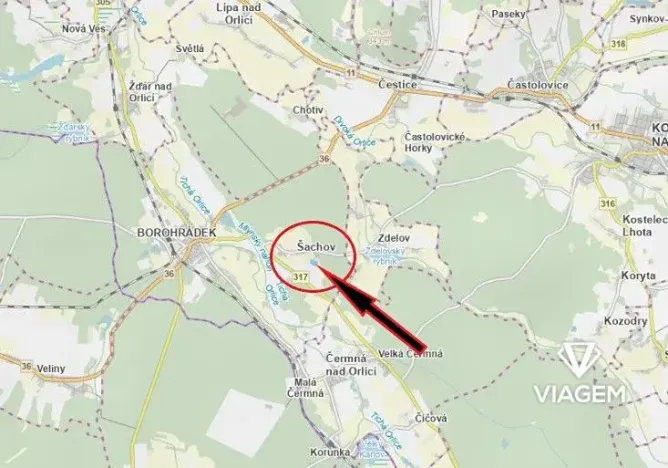 Prodej podílu pole, Borohrádek, 2492 m2