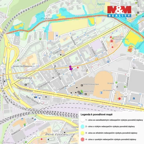 Pronájem bytu 2+kk, Praha - Libeň, U svobodárny, 46 m2