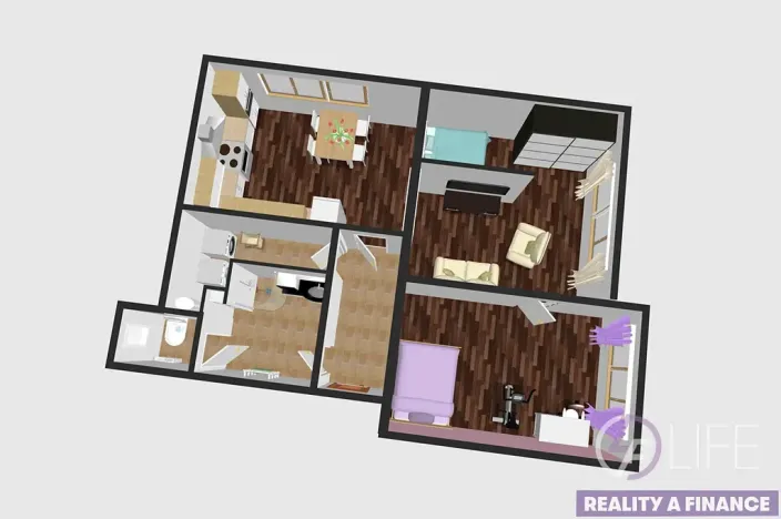 Prodej bytu 2+1, Vrchlabí, Dělnická, 68 m2