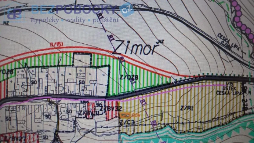 Prodej pozemku pro bydlení, Liběšice - Zimoř, 3579 m2
