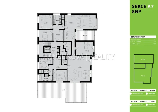 Prodej bytu 6+kk a větší, České Budějovice - České Budějovice 2, Volejbalistů, 303 m2
