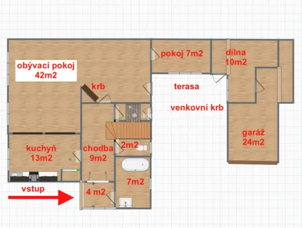 Prodej rodinného domu, Libušín, Svatopluka Čecha, 174 m2