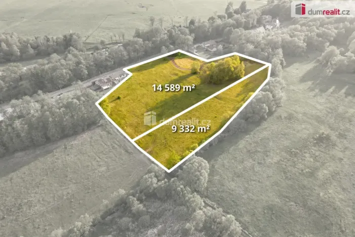 Prodej pozemku pro bydlení, Hroznětín - Bystřice, 14589 m2