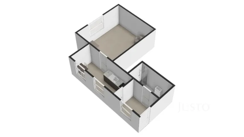 Pronájem atypického bytu, Praha - Šeberov, Na proutcích, 33 m2