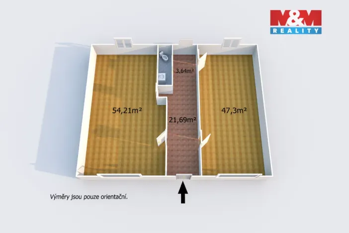 Pronájem obchodního prostoru, Nýřany, Revoluční, 47 m2