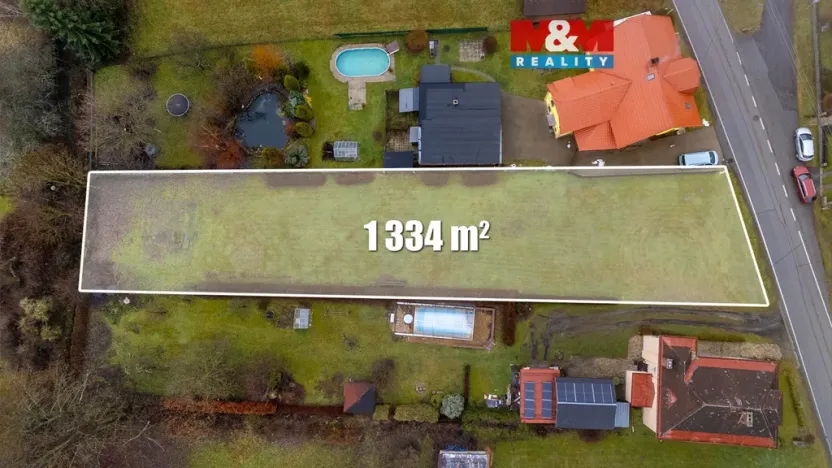 Prodej pozemku pro bydlení, Zásada, 1334 m2
