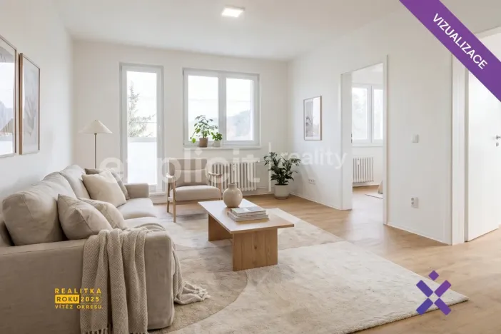 Prodej bytu 3+1, Zlín - Malenovice, třída Svobody, 61 m2