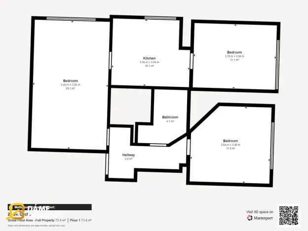 Prodej bytu 3+1, Hodonín, Sv. Čecha, 68 m2