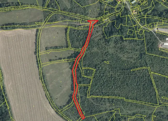 Prodej louky, Mašťov, 3400 m2