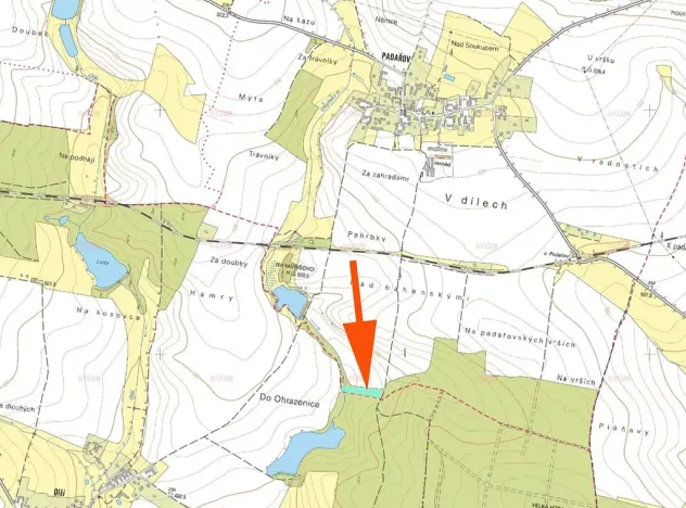 Prodej pole, Jistebnice, 2316 m2