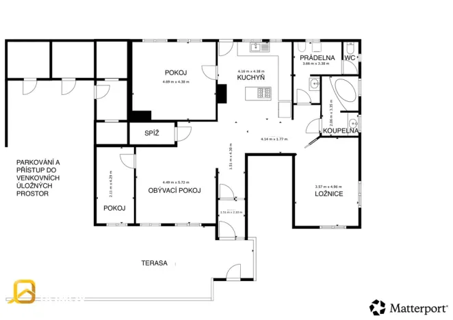 Prodej bytu 4+1, Zlín, Horní Vršava VII, 146 m2