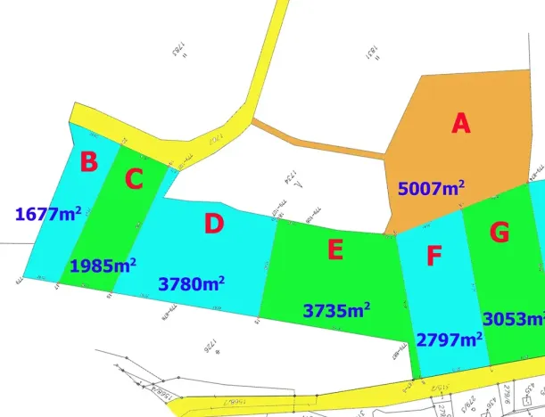 Prodej lesa, Liberec, 3735 m2