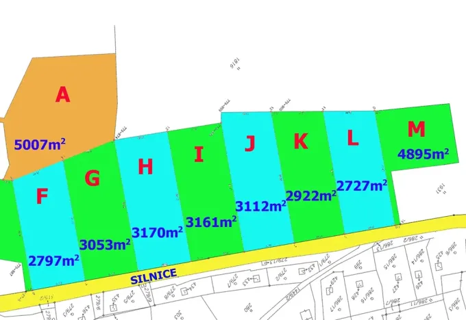 Prodej louky, Liberec, 3112 m2