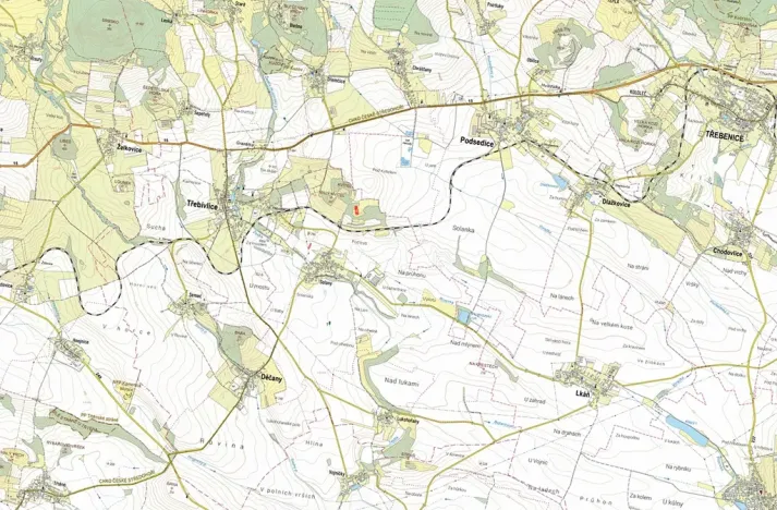 Prodej louky, Děčany, 2924 m2