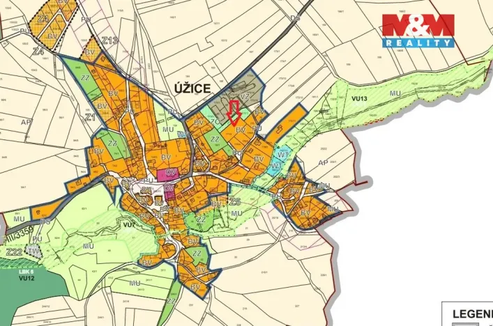 Prodej pozemku pro bydlení, Úžice, 2519 m2