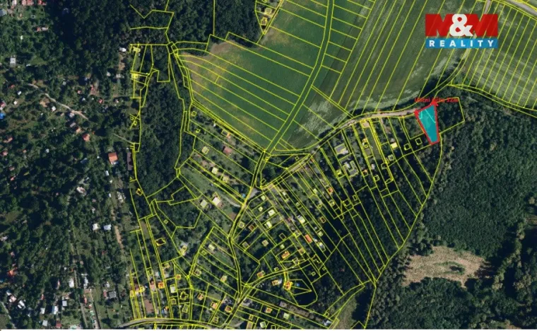 Prodej pozemku pro bydlení, Brno - Žebětín, 1160 m2