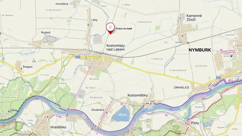 Prodej pole, Kostomlaty nad Labem, 4737 m2