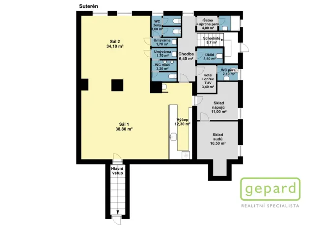 Prodej restaurace, Středokluky, Školská, 568 m2