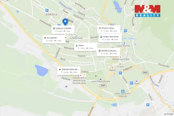 Pronájem bytu 2+kk, Cvikov - Cvikov II, Sídliště, 51 m2