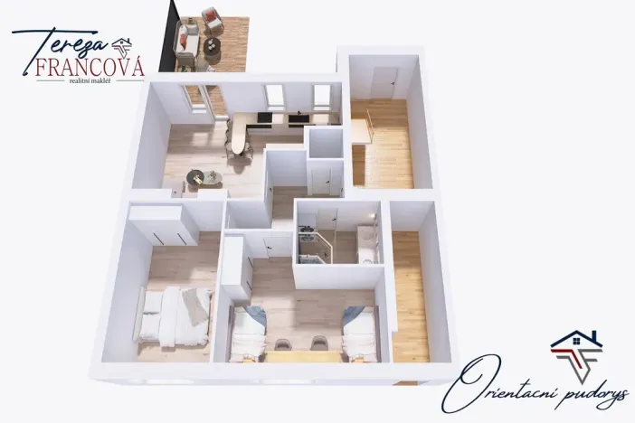 Prodej bytu 3+kk, Prostějov, Tyršova, 74 m2